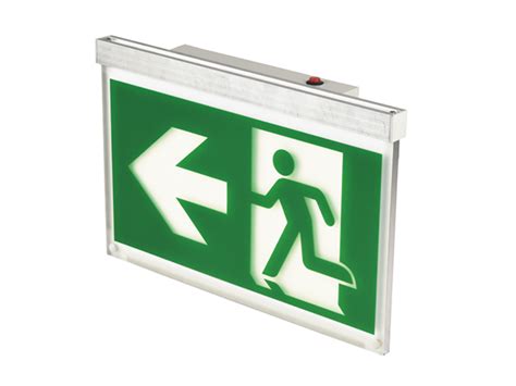 exit sign electrical boxes|low mounted exit signs.